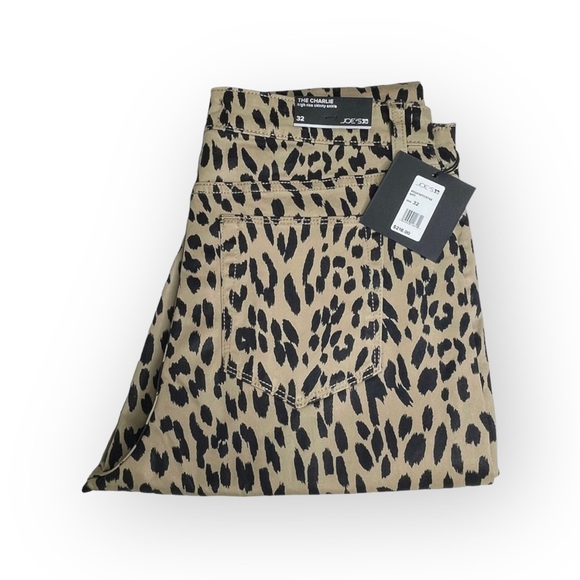 new Joes Jeans ㋛ Charlie High Waist Skinny Lightweight Denim ㋛ Cheetah Print 32 - Picture 10 of 16